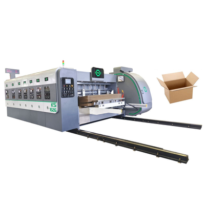 เครื่องทํากล่องกระดาษกล่องกล่องบรรจุกล่องการผลิตสําหรับกล่องกล่องกระดาษ corrugated อัตโนมัติเต็ม China Manufacturer